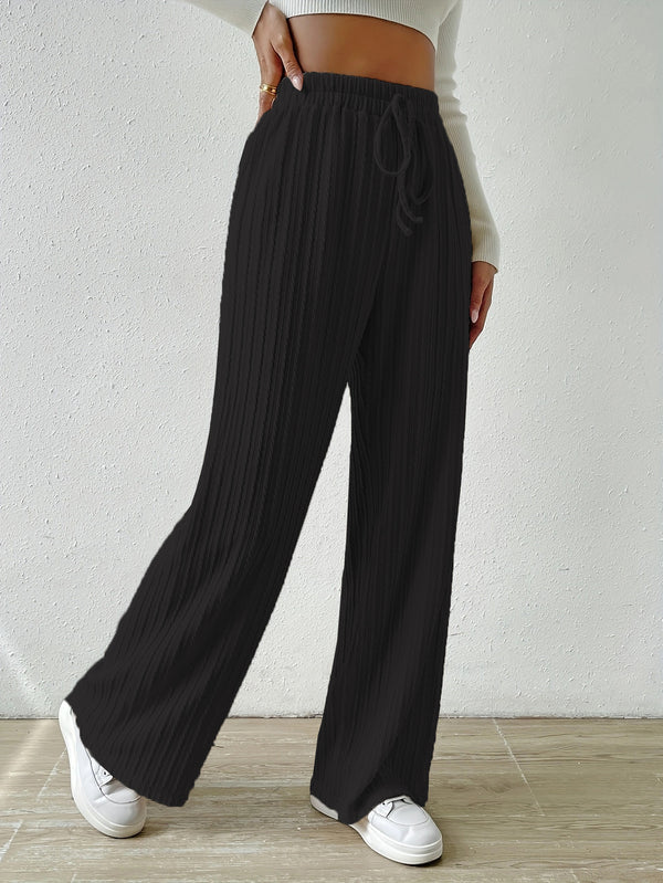 Pantalón casual con cintura elástica