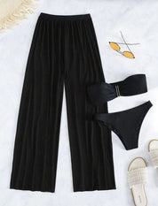 Traje de baño de tres piezas