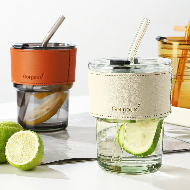 Vaso de vidrio con tapadera - Dressygt