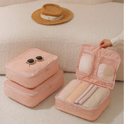 Bolsa de viaje plegable con separadores de malla