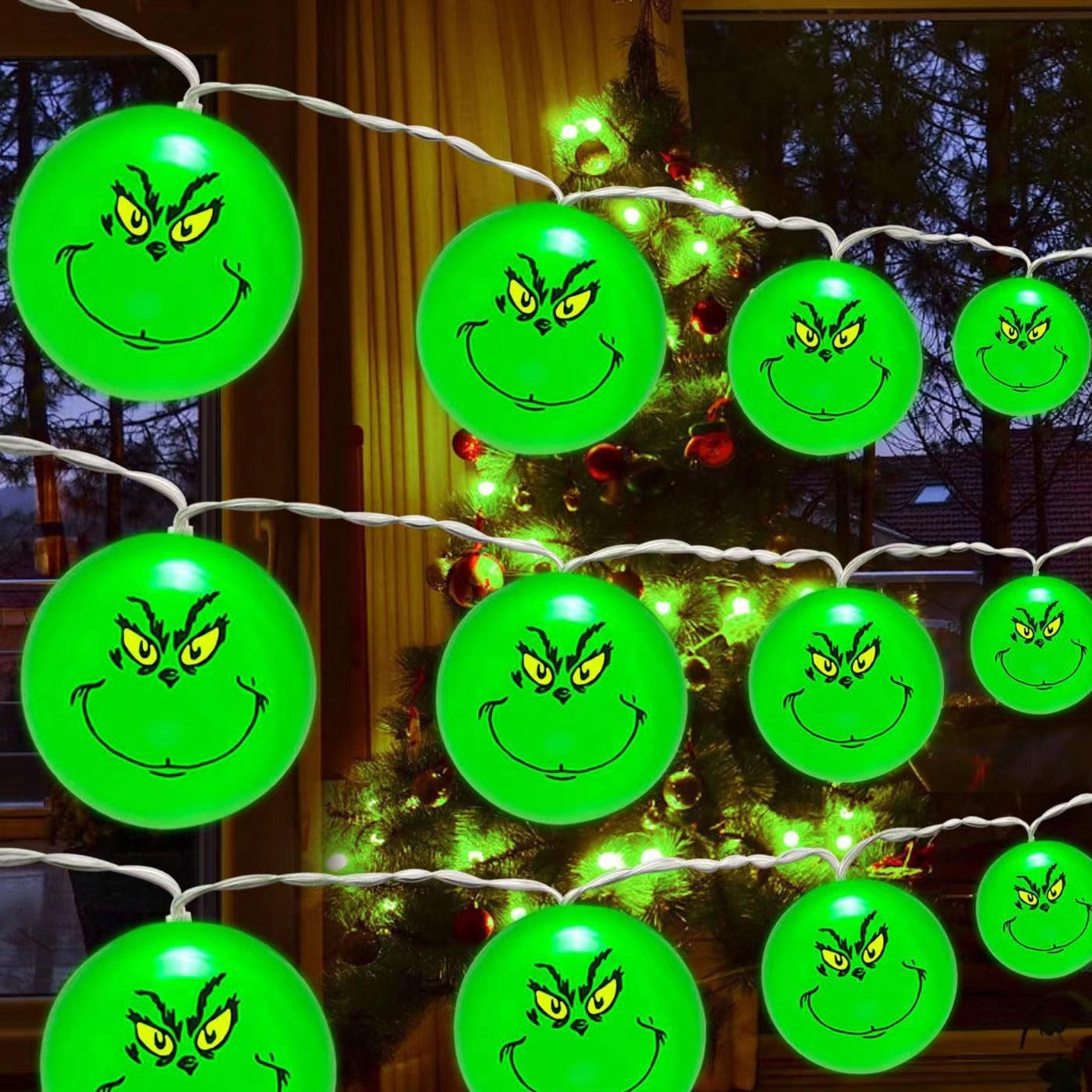 Tira de luces de El Grinch