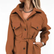 Sobrecamisa abrigada para mujer