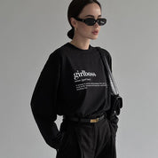 Tshirt girlboss manga larga