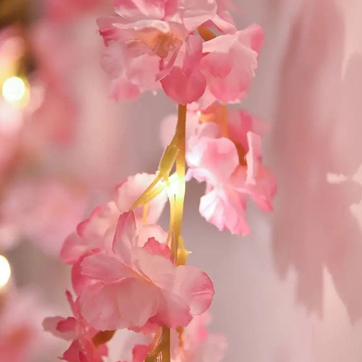 Tiras de luces LED de flor de cerezo