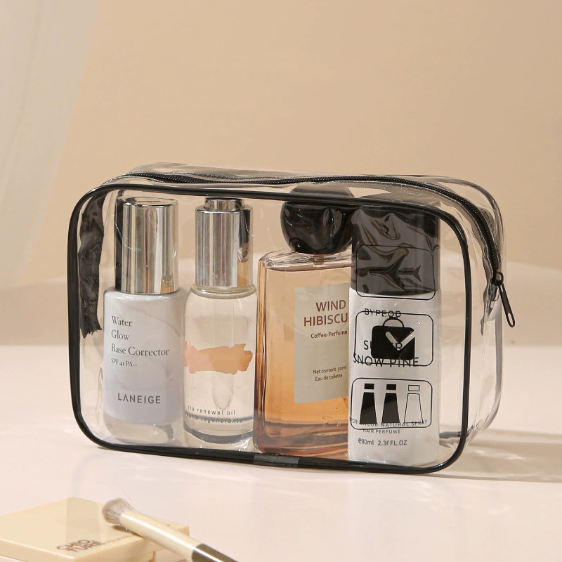 Cosmetiquera pequeña transparente