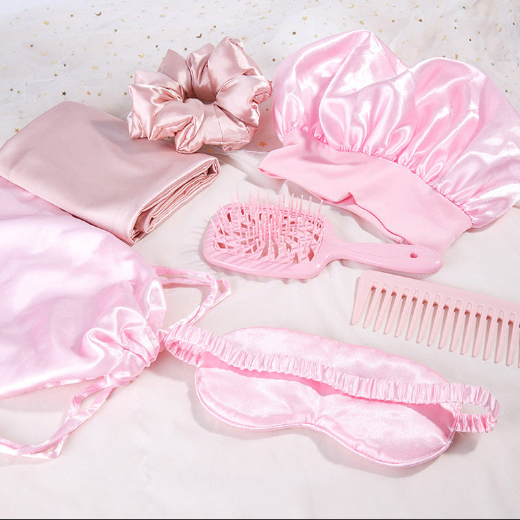 Set de cuidado capilar satinado de 7 piezas - Dressygt