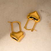 Aretes pequeños con diseño de corazón - Dressygt