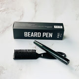 Dúo de marcador  y cepillo para barba