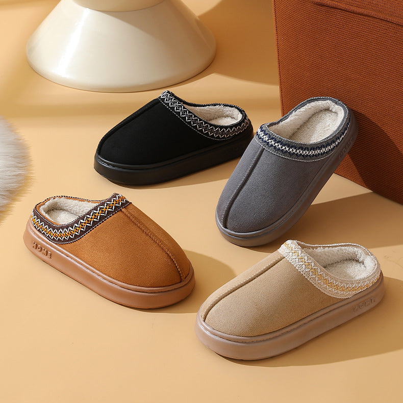Pantuflas antideslizantes con forro de peluche