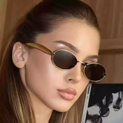 Lentes de sol ovalados retro - Dressygt