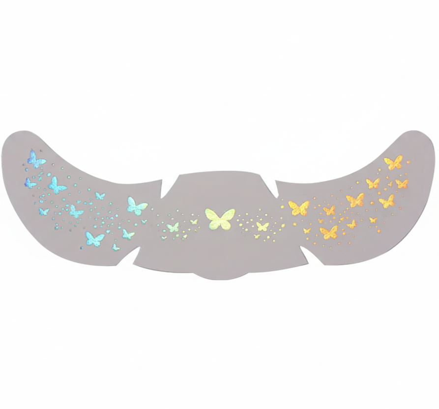 Sticker decorativo para rostro