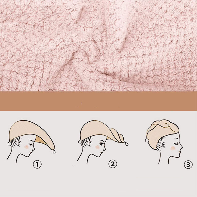 Set de 3 toallas absorbente antifrizz