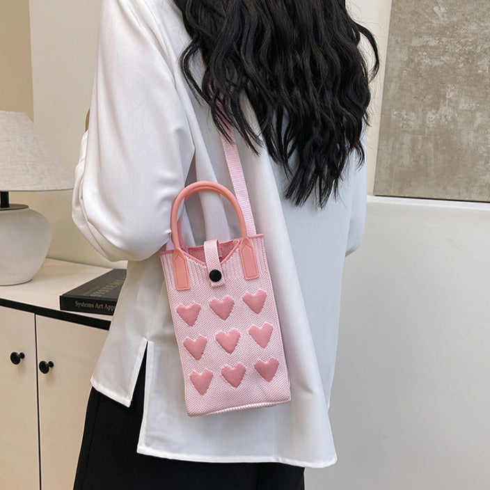 Bolso de corazones
