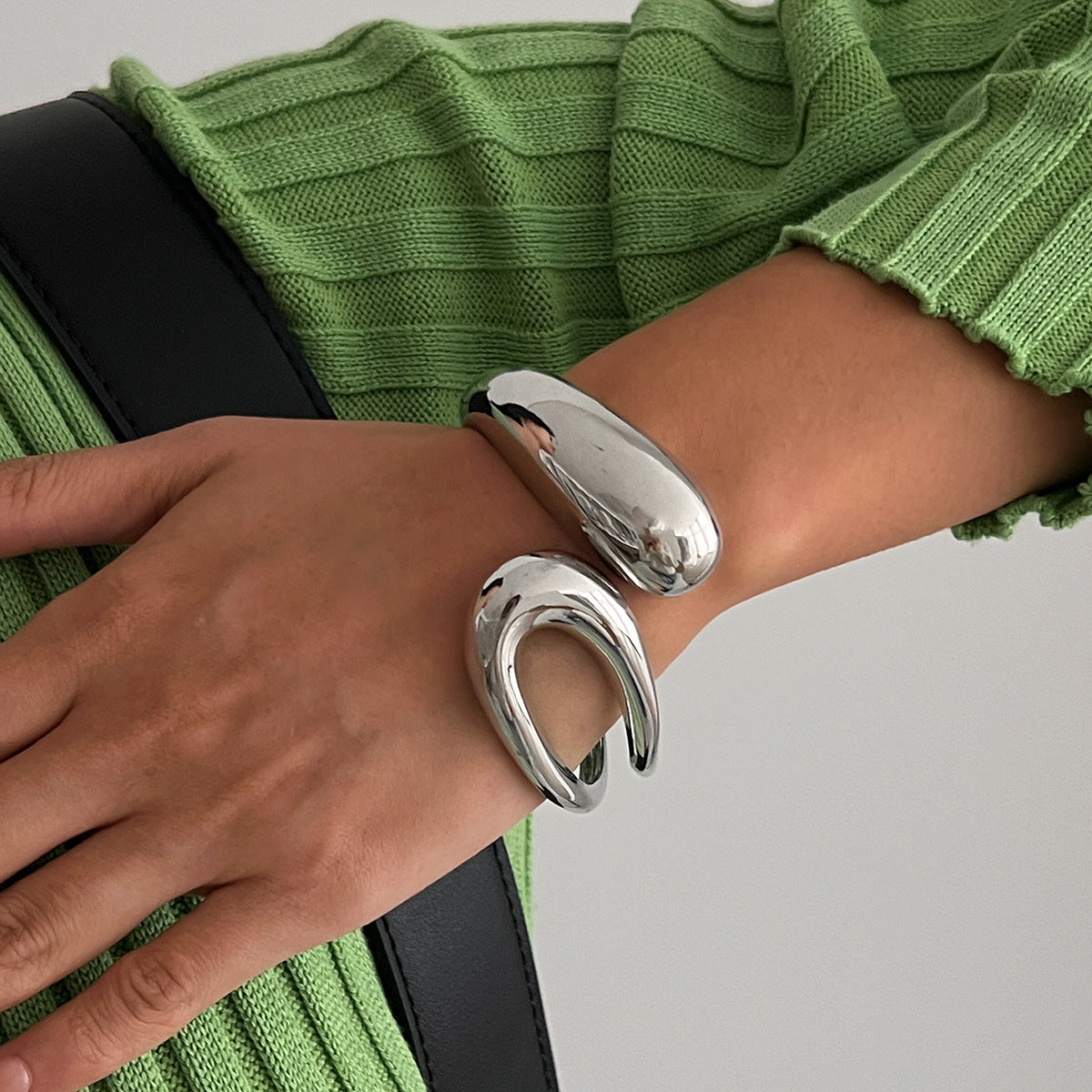 Pulsera Chunky de acero inoxidable - Dressygt