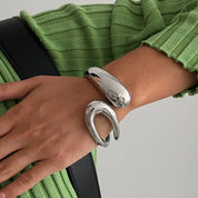 Pulsera Chunky de acero inoxidable - Dressygt