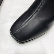 Botas altas de tacón cuadrado