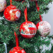 Esferas con diseños navideños