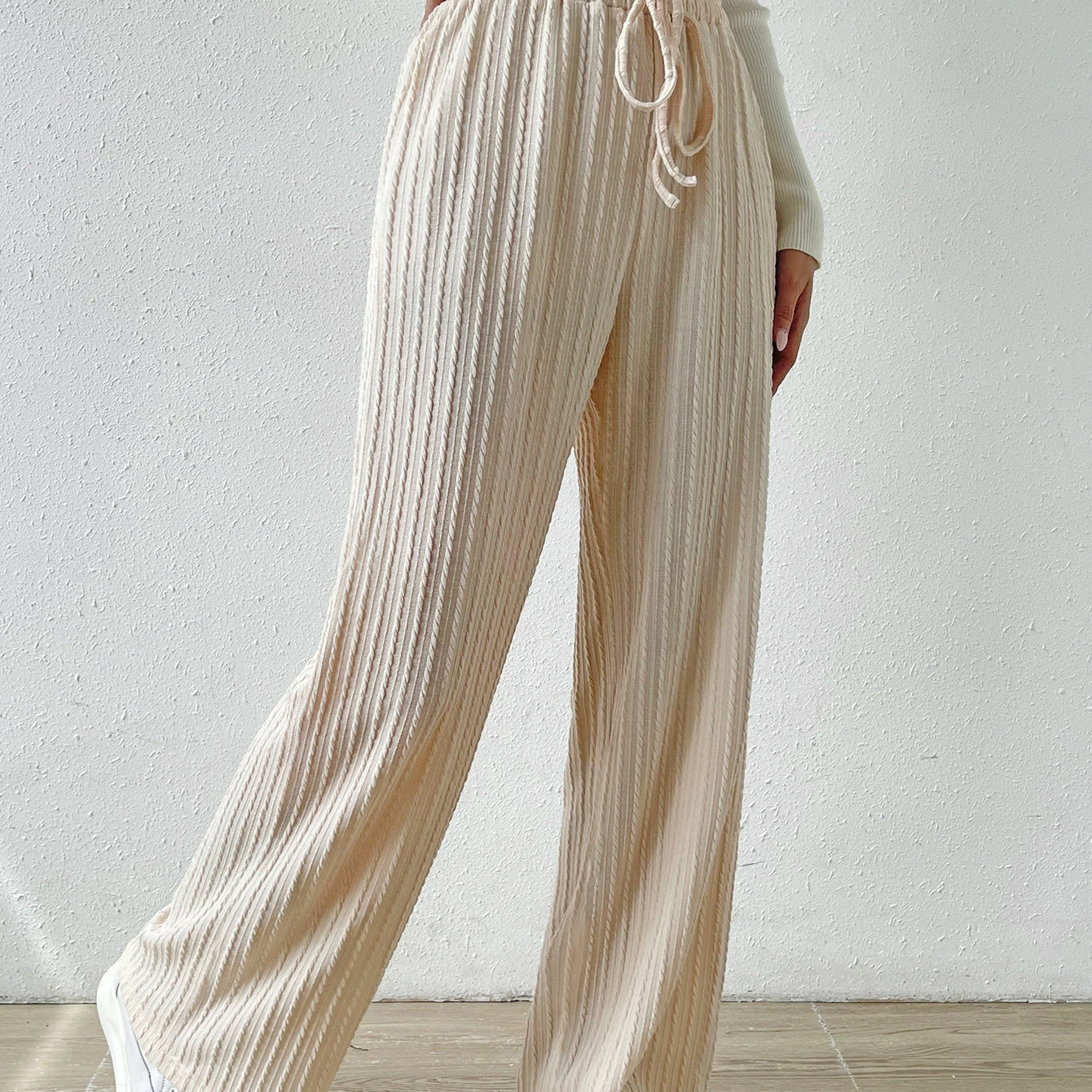 Pantalón casual con cintura elástica