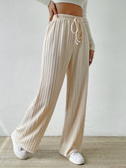 Pantalón casual con cintura elástica