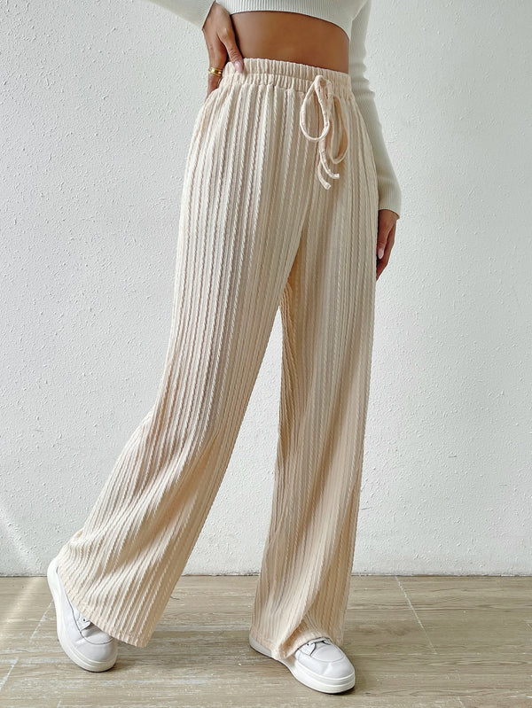 Pantalón casual con cintura elástica