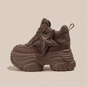 Sneakers chunky con estrella