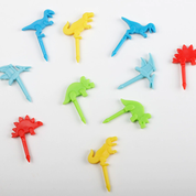 Mini pinchos con figuras para lunch