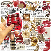 Set de 50 stickers estilo aesthetic