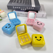 Cajita de parches para acné con espejo