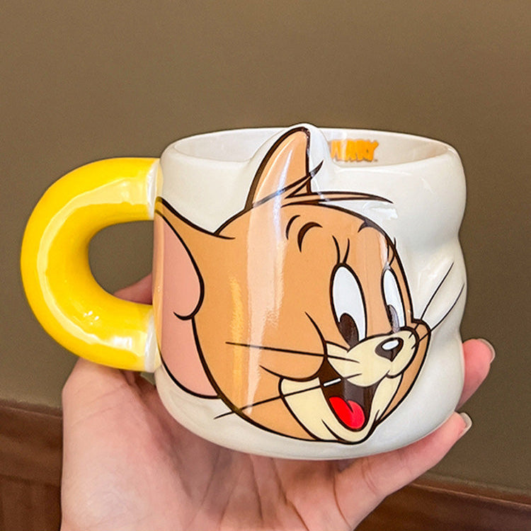 Taza de cerámica Tom y Jerry