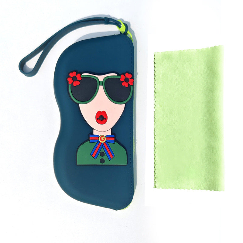 Case de silicona para lentes con diseño pop