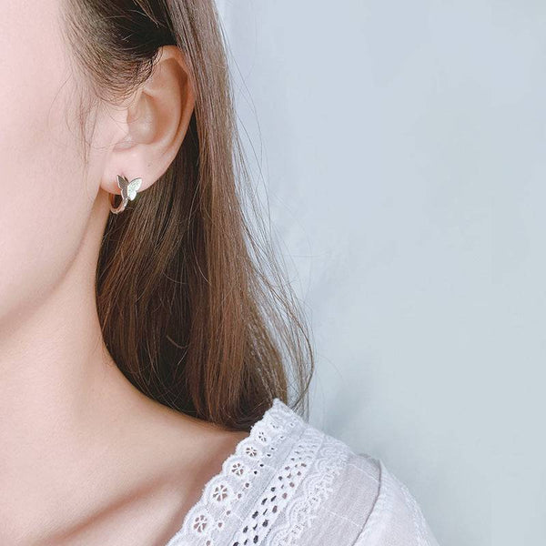 Aretes petit de mariposa