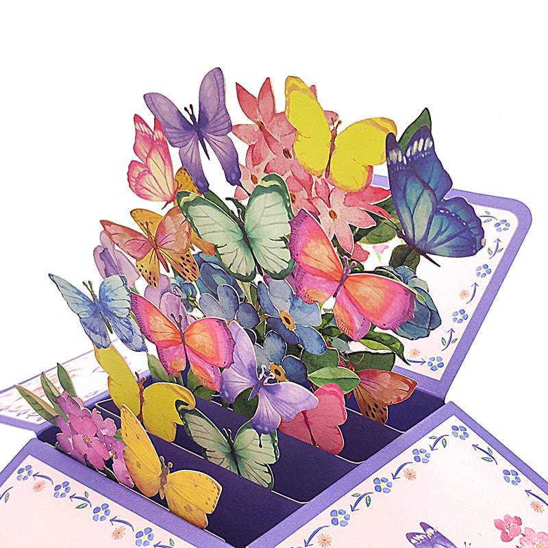Tarjeta de regalo de mariposas