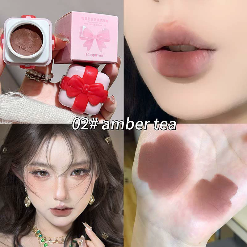 Rubor y labial en crema 2 en 1