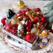 Set de esferas y adornos navideños