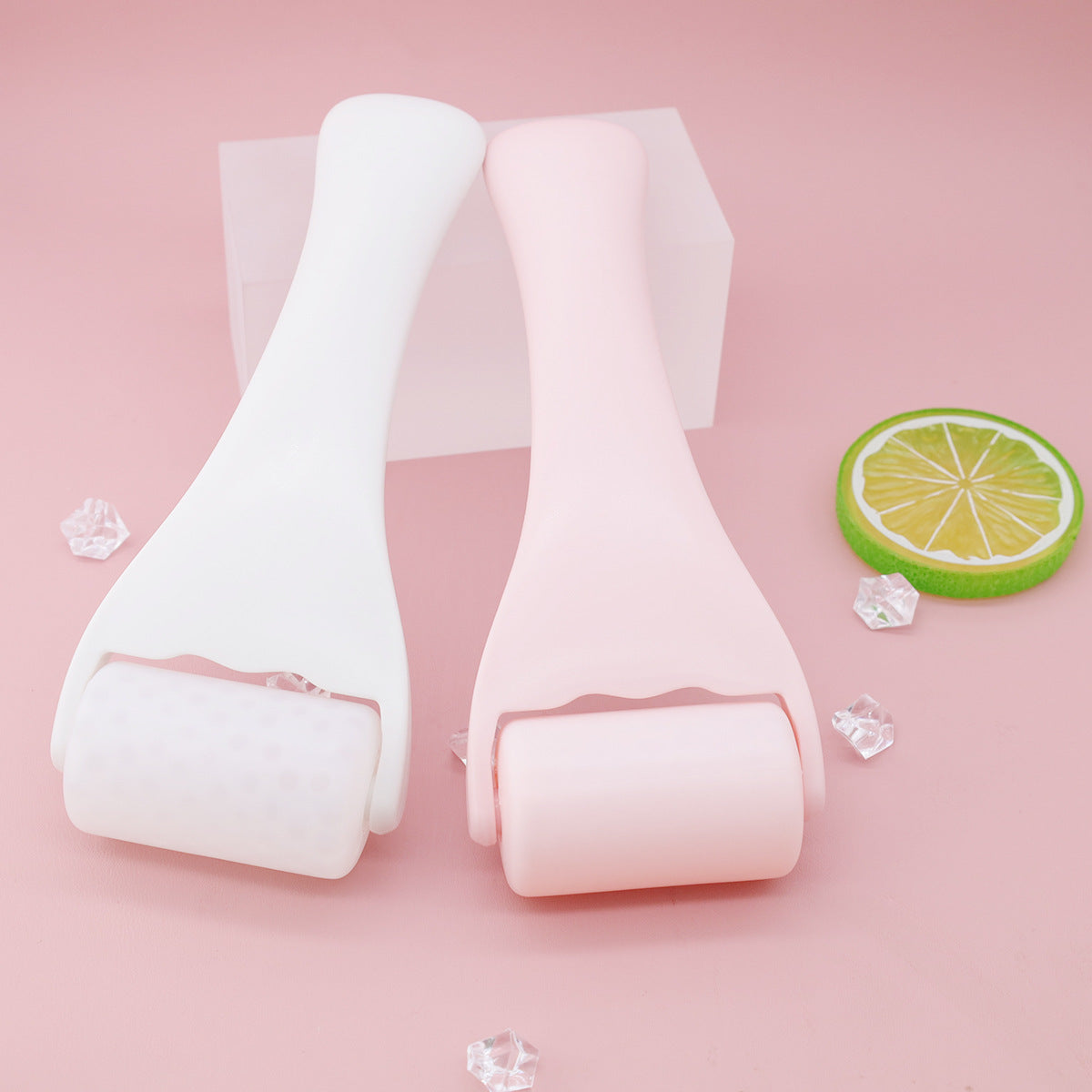 Ice roller facial para skincare