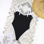 Traje de baño estilo retro color negro - Dressygt