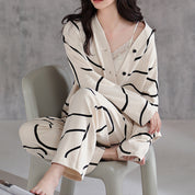 Pijama de mujer manga larga de dos piezas