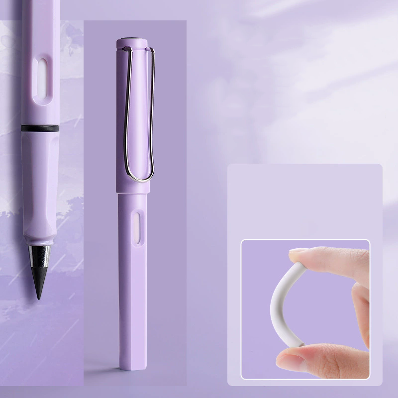 Lápiz infinito con borrador