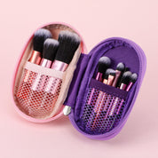 Set de 10 mini brochas de maquillaje con estuche - Dressygt