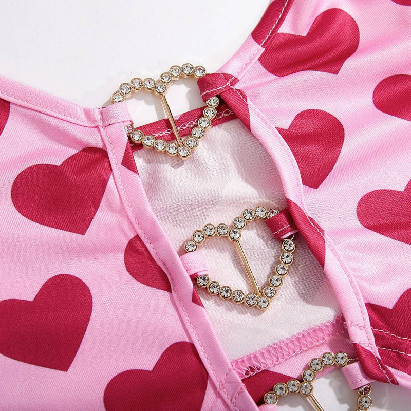 Top fancy de corazones