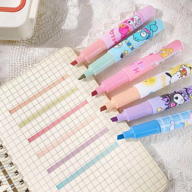 Set de resaltadores de Sanrio