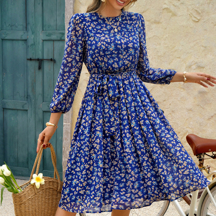 Vestido midi manga larga - Dressygt