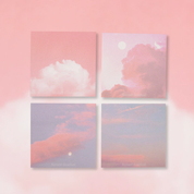 Notas adhesivas de atardecer