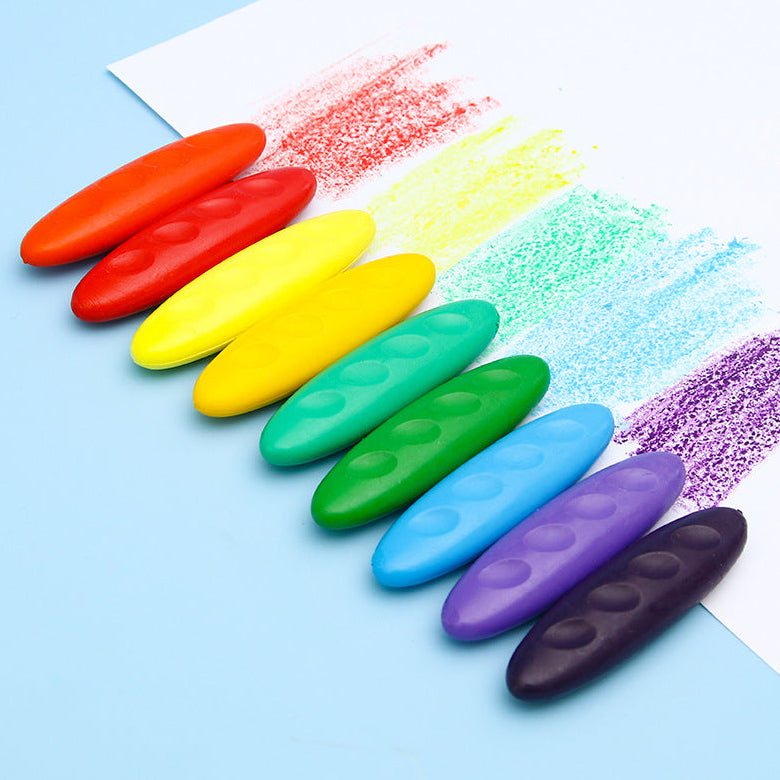 Crayones de cera ergonómicos para niños