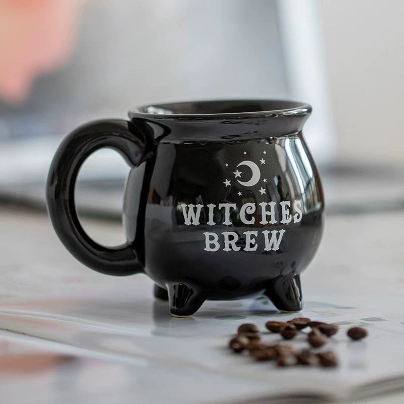 Taza de cerámica con diseño de caldero - Dressygt