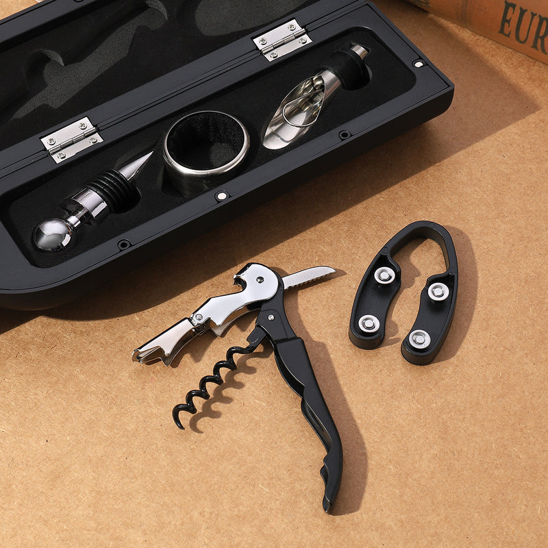 Set de herramientas para botella de vino
