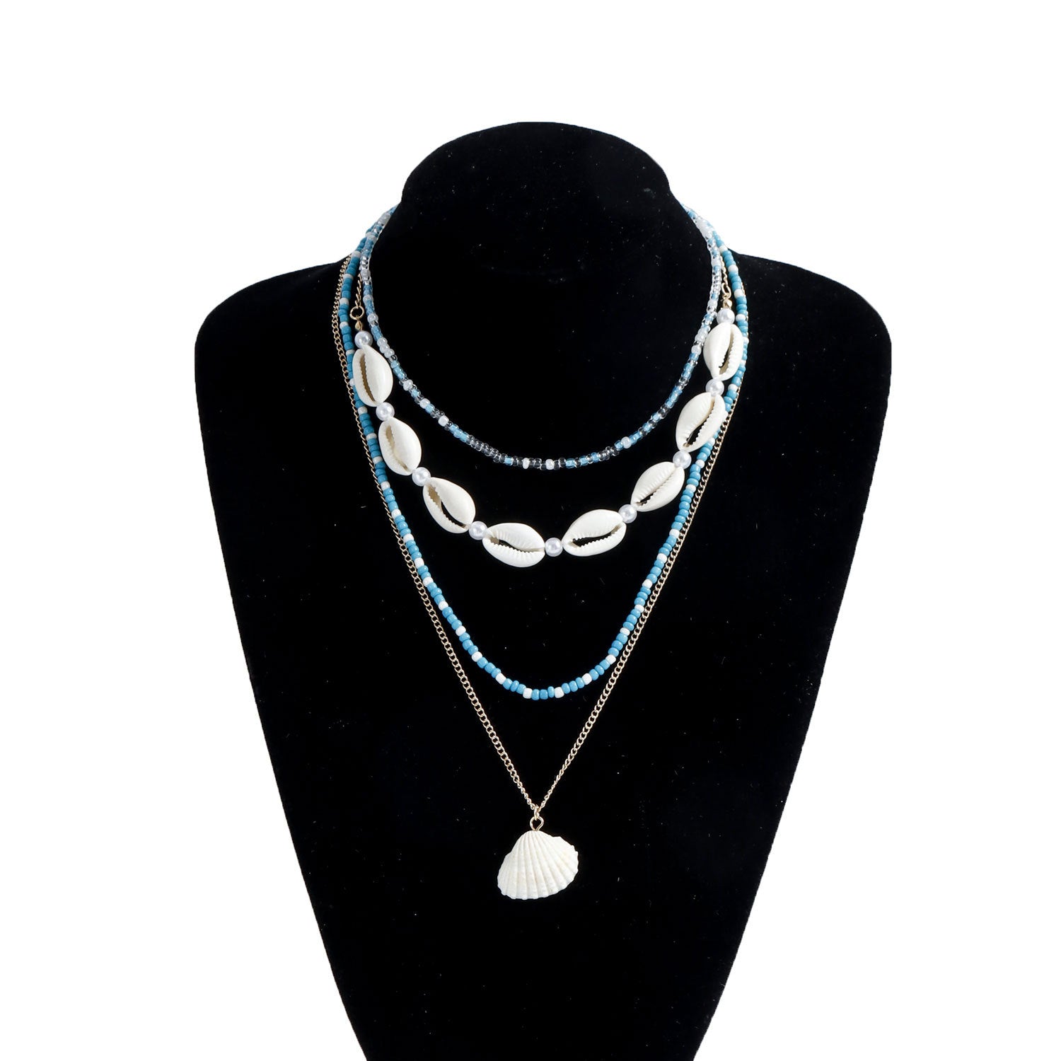 Set de collares con conchas marinas