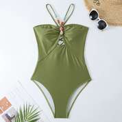 Traje de baño con diseño halter - Dressygt