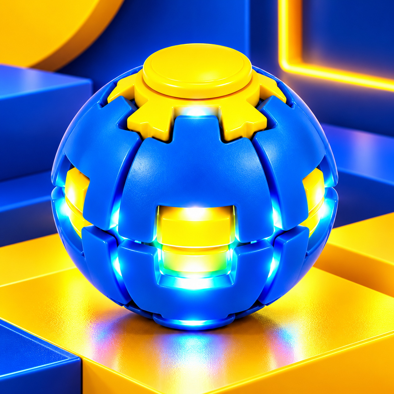 Spinner ball con luz