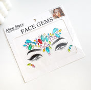 Sticker de gemas para rostro